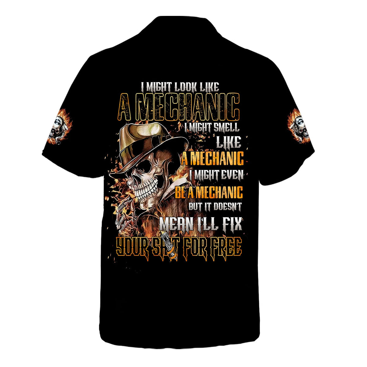 Blisscorners Funny Quote I Might Look Like A Mechanic It's Doesn't Mean I'll Fix For Free Black T Shirt