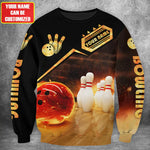 Blisscorners Custom Bowling Personalized Name 3D Shirt