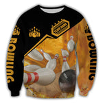 Blisscorners Custom Bowling Personalized Name 3D Shirt