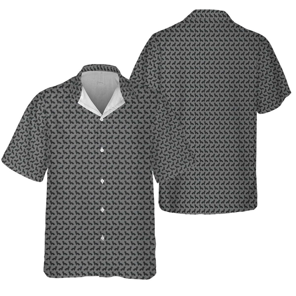 Blisscorners Funny Dog Mechanic Shirt, Dachshund and Wrench Pattern Printed Shirt Presents For Mechanics