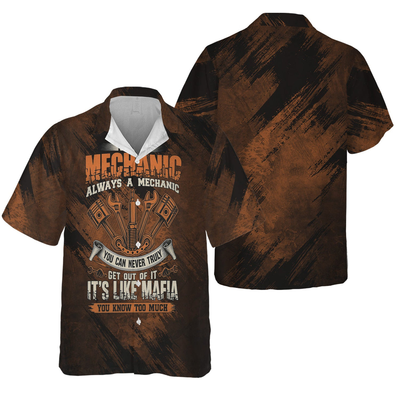 Blisscorners Once A Mechanic Always A Mechanic Shirt Funny Printed Vintage Mechanic Unisex T Shirt Mechanic Tools Design
