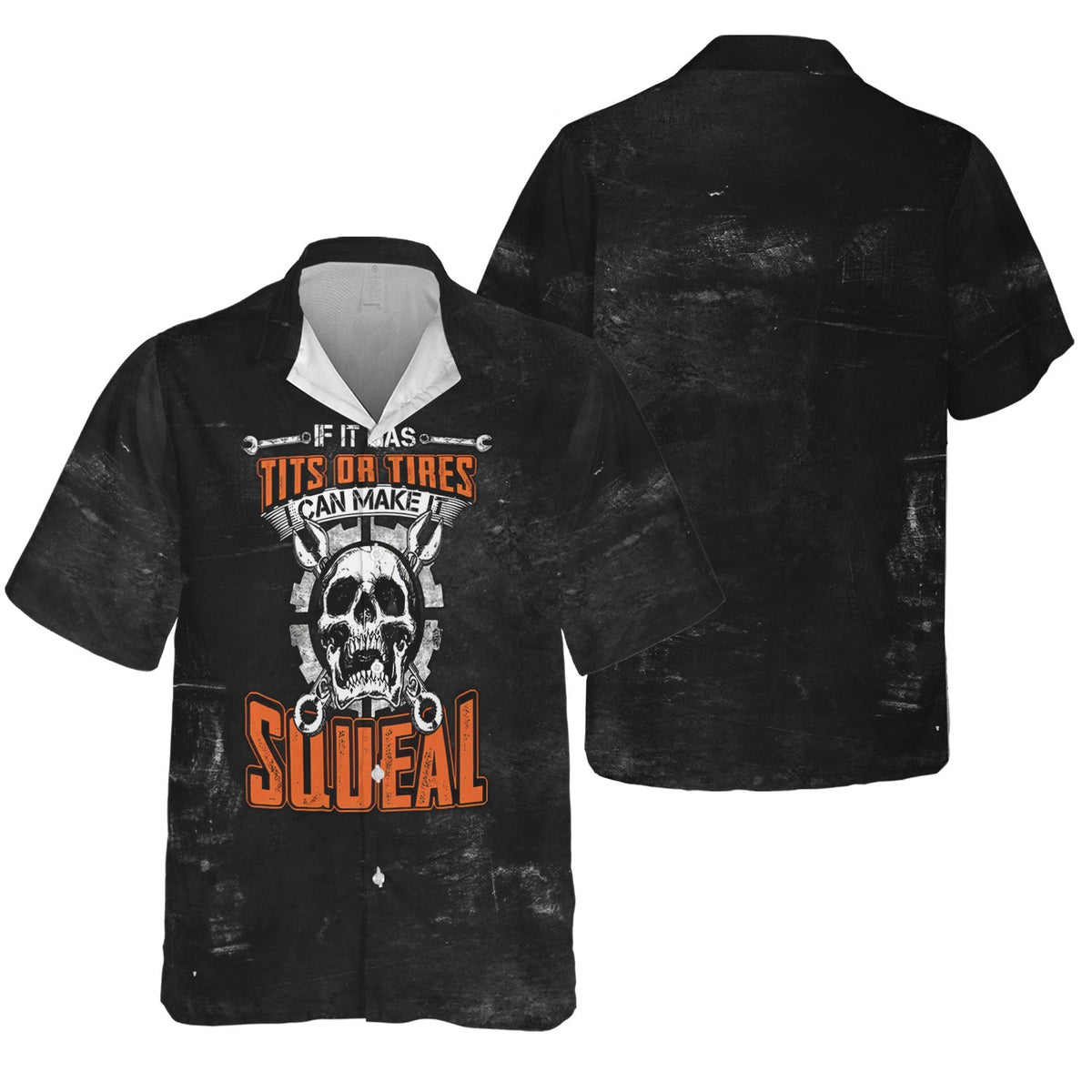 Blisscorners Humor Mechanic Shirt, If It Has Tits or Tires It Can Make You Squeal Shirt, Perfect Gift for Mechanics & Car Guys