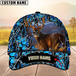 Blisscorners Premium Unique Collab Deer Hunting Camouflage Pattern Multicolor Personalized Name 3D Cap