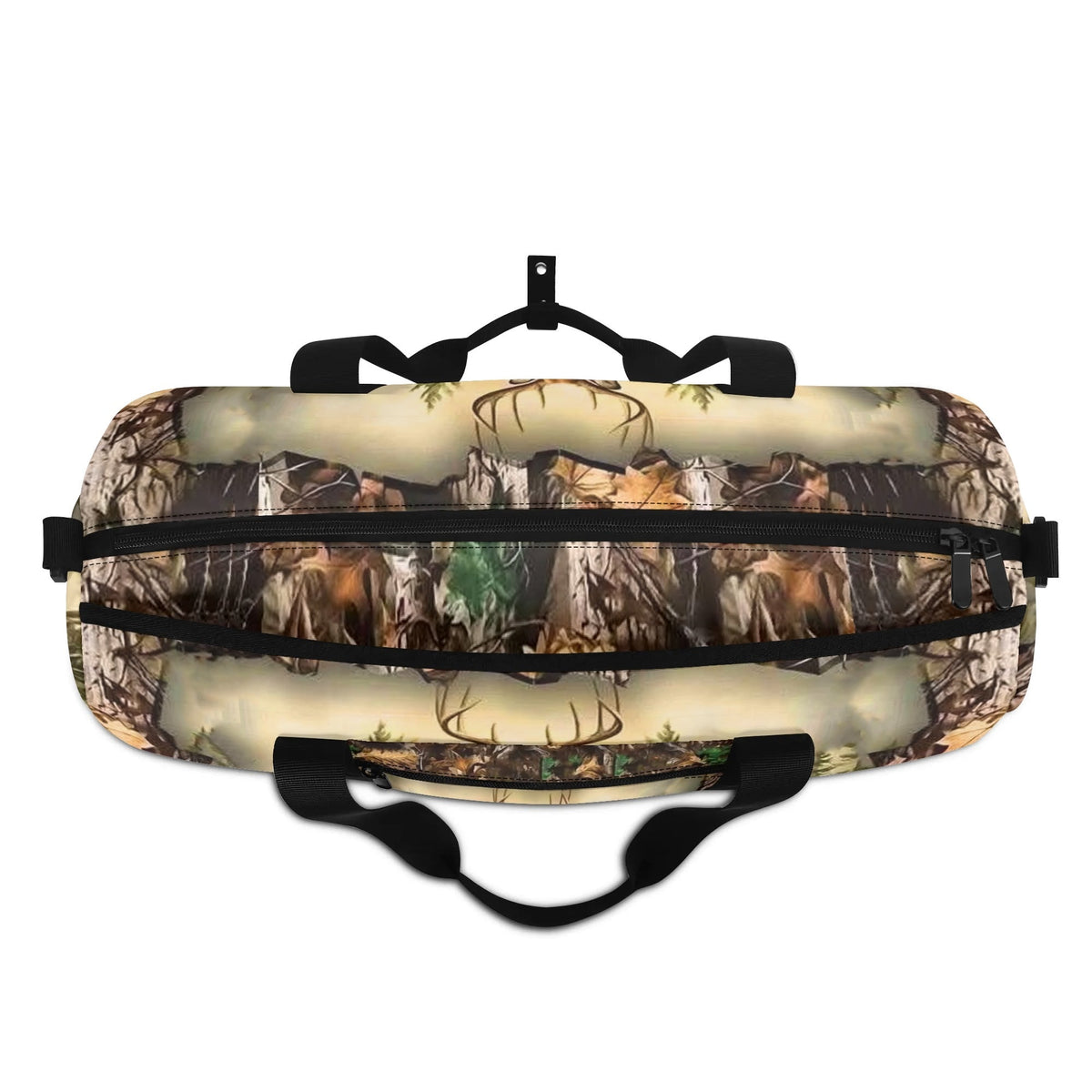 BLISSCORNERS DEER IN FOREST CAMO TRAVELLING BAG