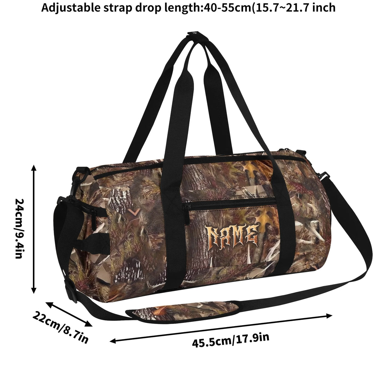 BLISSCORNERS DEER HUNTING CAMO TRAVELLING BAG