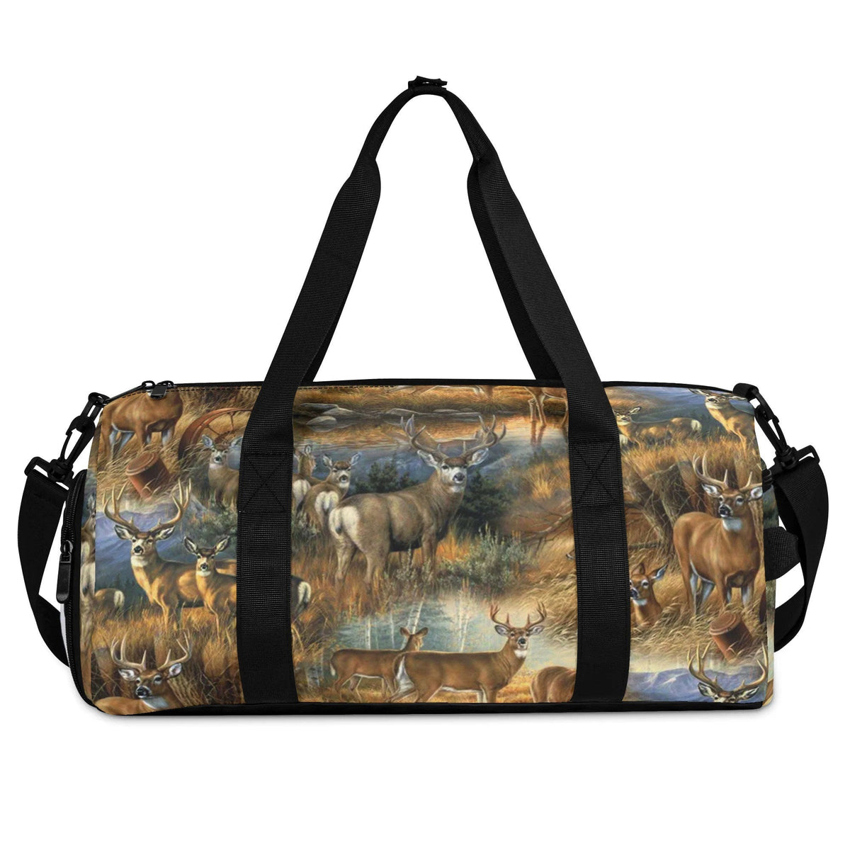 BLISSCORNERS DEER PATTERN TRAVELLING BAG