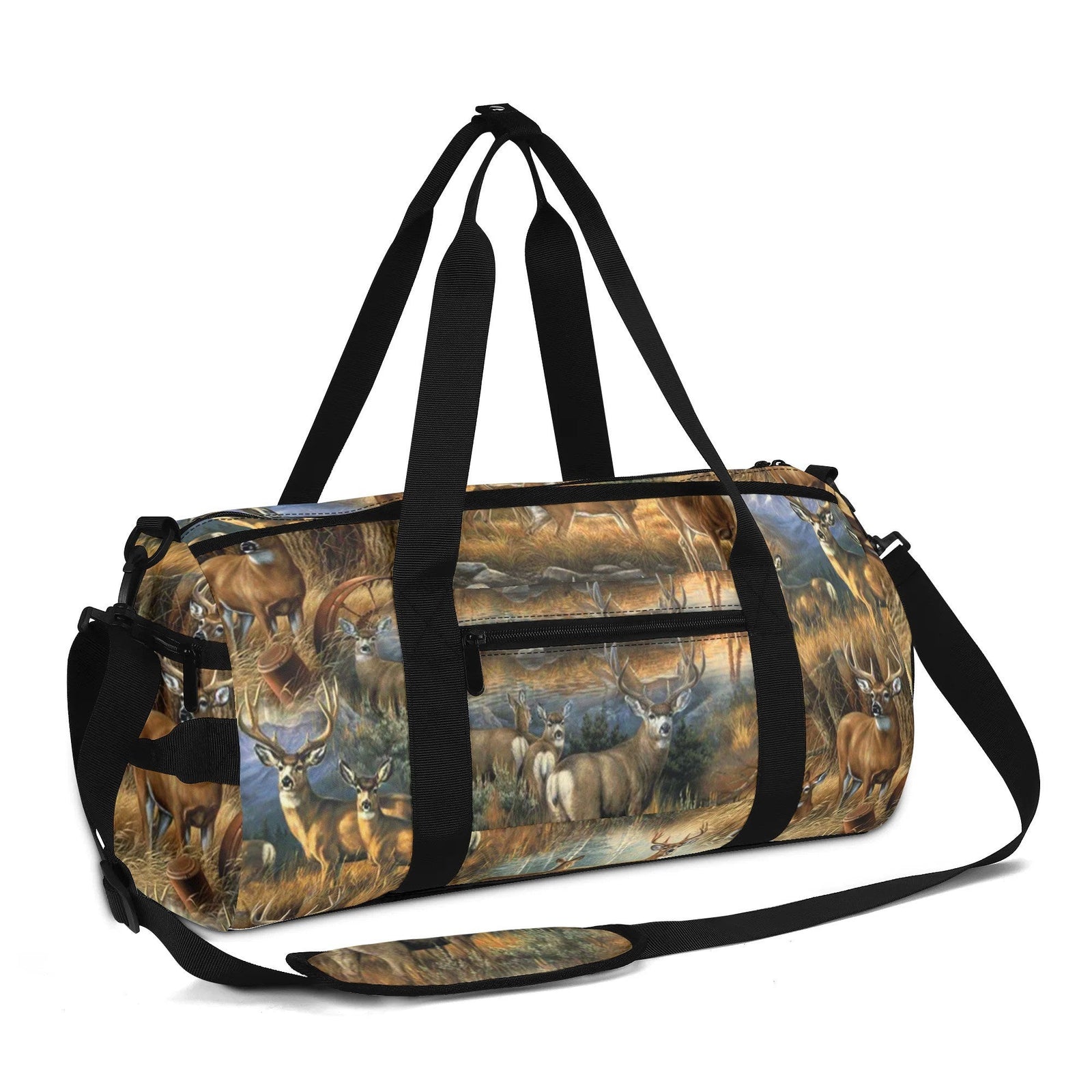BLISSCORNERS DEER PATTERN TRAVELLING BAG