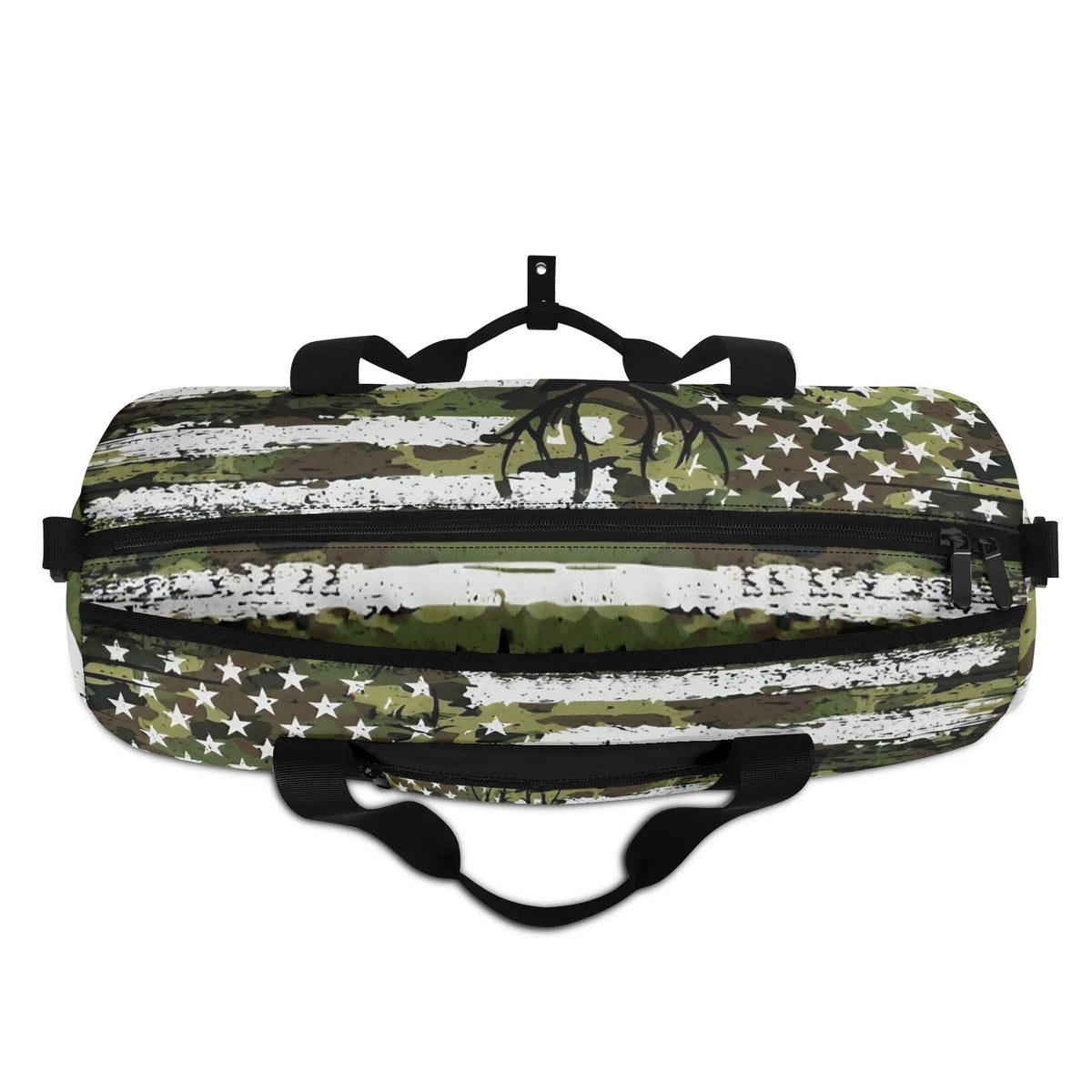 BLISSCORNERS DEER FOREST CAMO FLAG TRAVELLING BAG