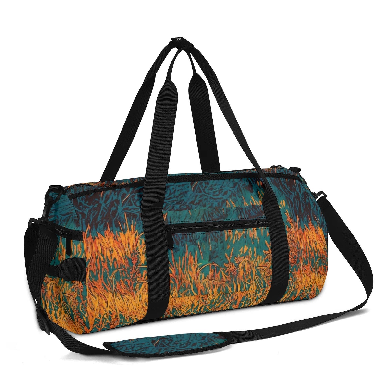 BLISSCORNERS DEER FOREST PAINTING TRAVELLING BAG