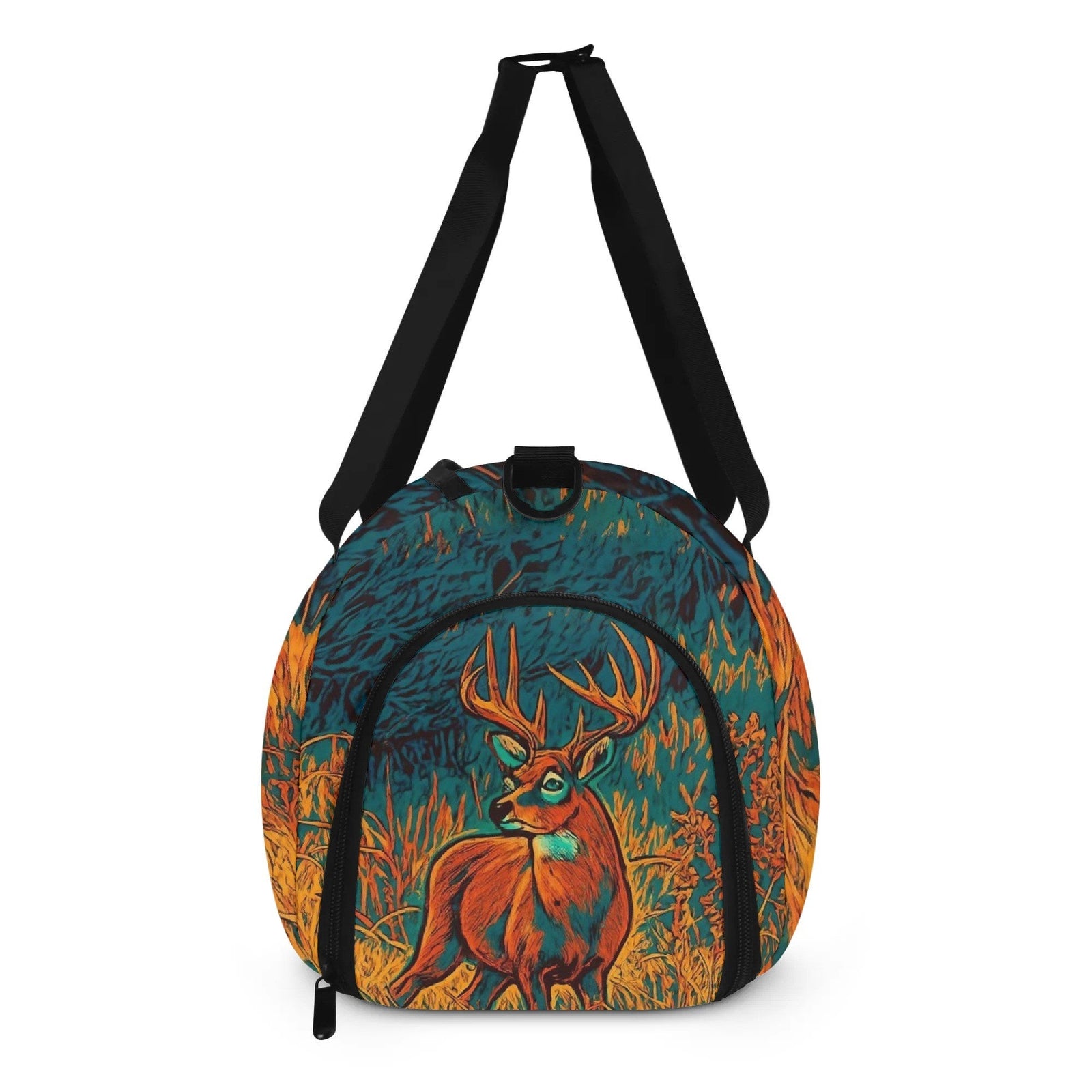 BLISSCORNERS DEER FOREST PAINTING TRAVELLING BAG