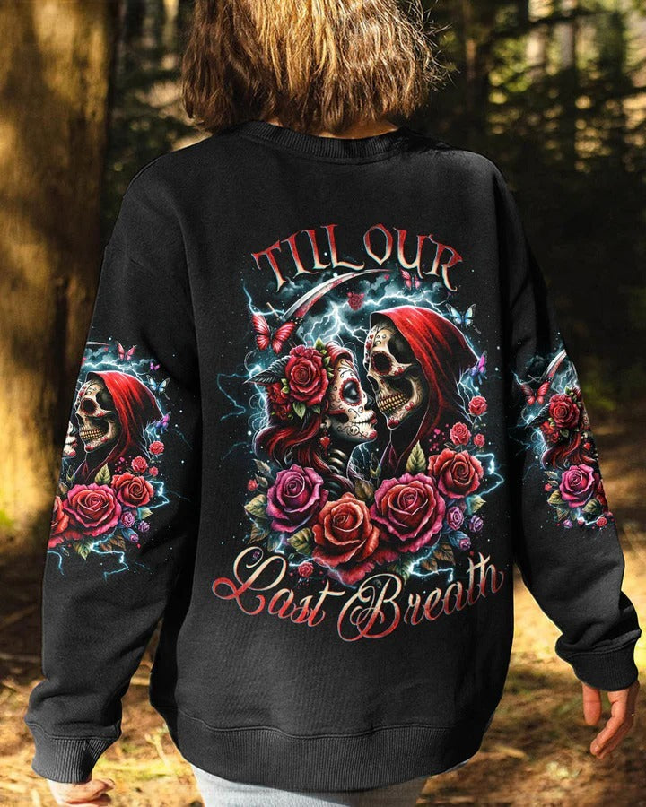 BLISSCORNERS TILL OUR LAST BREATH COUPLE SUGER SKULL ALL OVER PRINT