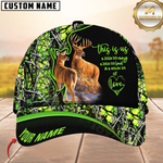 Blisscorners Hunting Deer Couple Camouflage Multicolor Personalized Name 3D Cap