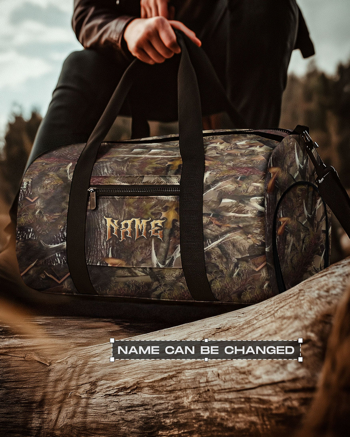 BLISSCORNERS DEER HUNTING CAMO TRAVELLING BAG