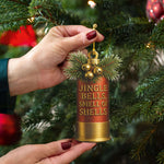 Blisscorners Funny Shotgun Shell Christmas Ornament Rustic Hunting Tree Decoration Gift for Hunters LM0110