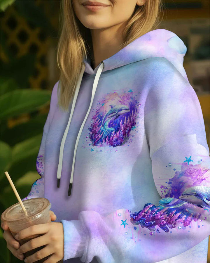 BLISSCORNERS SALTWATER HEALS EVERYTHING DOLPHIN ALL OVER PRINT 1