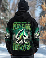 BLISSCORNERS (HOT DEAL) THE CLOSER I GET TO NATURE BIGFOOT ALL OVER PRINT -TLNT1111243