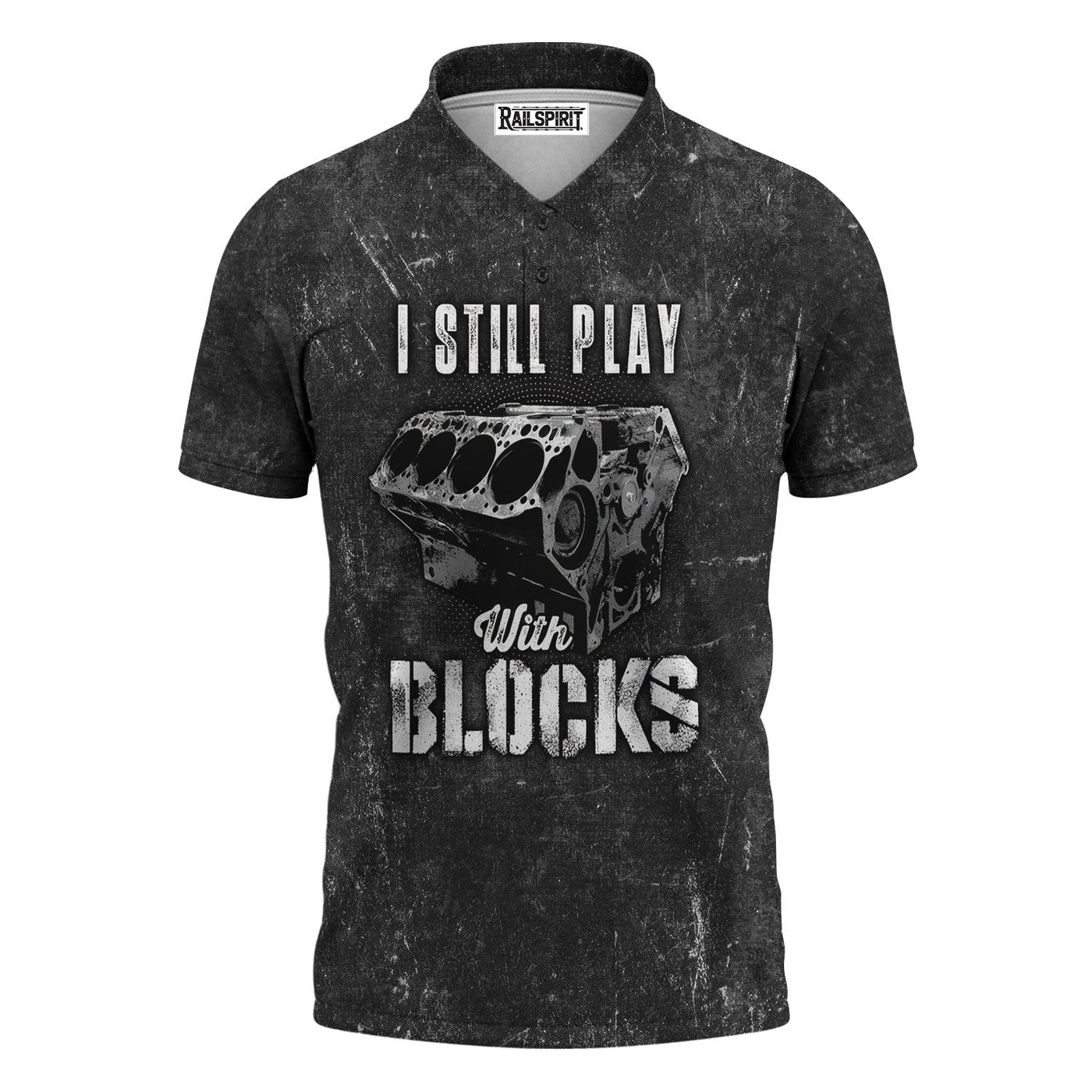 Blisscorners Vintage Mechanic Shirt I Still Play With Blocks T Shirt
