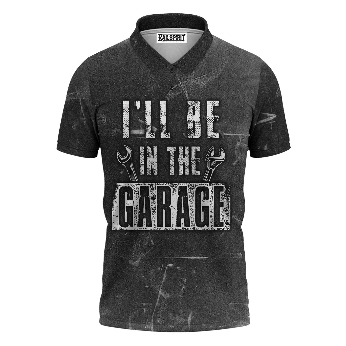 Blisscorners Vintage Mechanic Shirt I'll Be In The Garage T Shirt