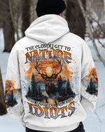 BLISSCORNERS THE CLOSER I GET TO NATURE DEER ALL OVER PRINT