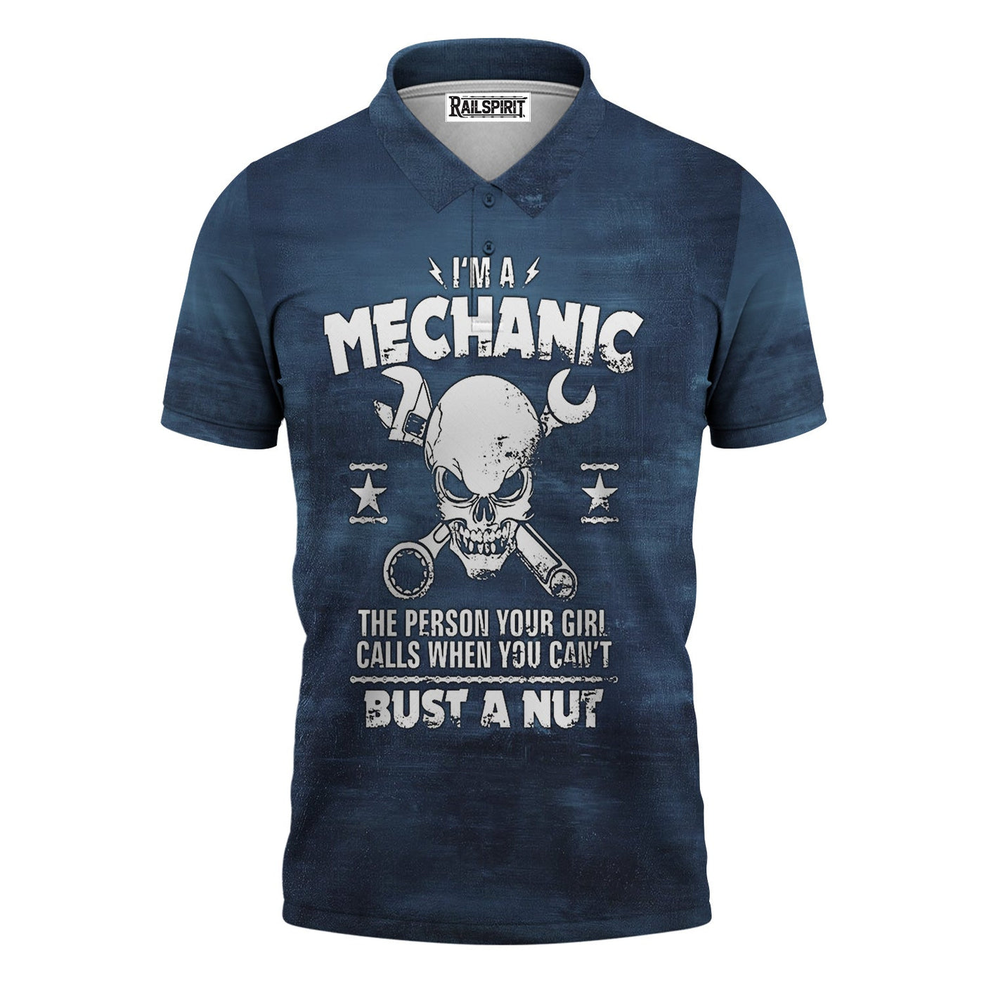 Blisscorners Vintage Mechanic Shirt I'm A Mechanic The Person Your Girl Calls When You Can't Bust a Nut T Shirt