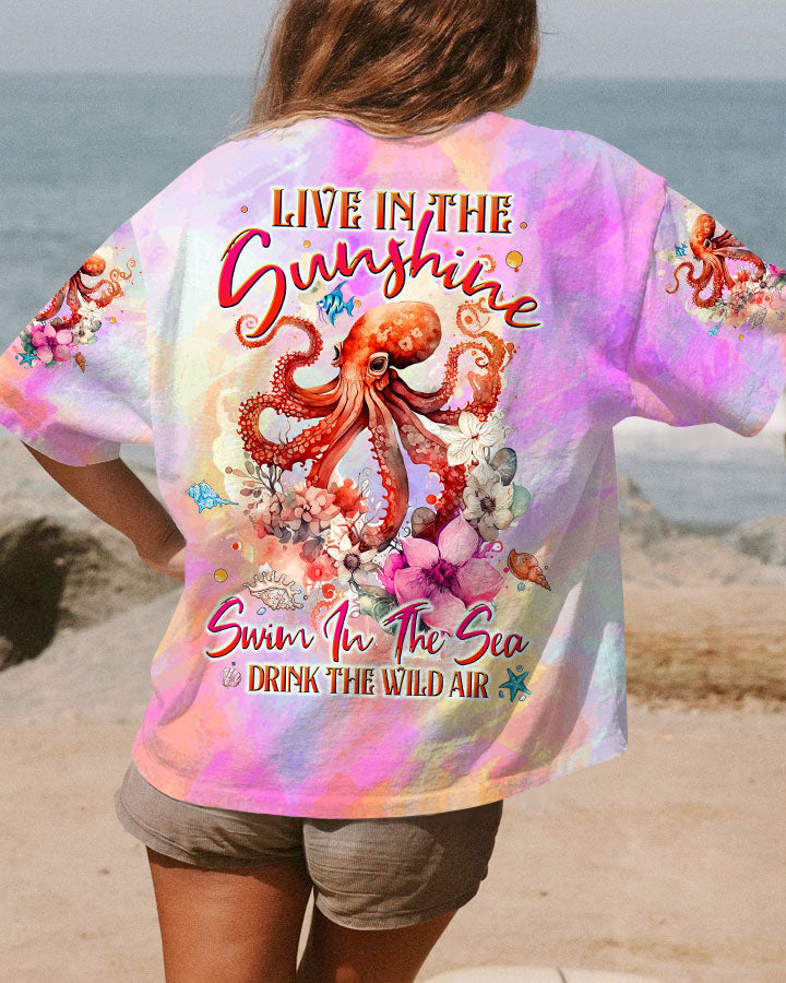 BLISSCORNERS LIVE IN THE SUNSHINE OCTOPUS ALL OVER PRINT