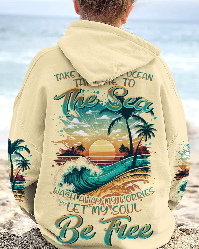 BLISSCORNERS TAKE ME TO THE OCEAN RETRO ALL OVER PRINT