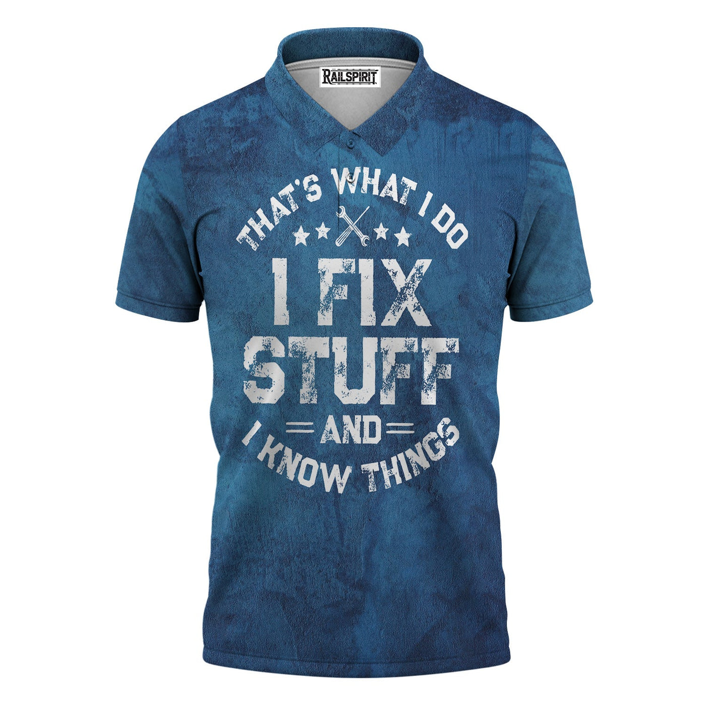 Blisscorners Vintage Mechanic Shirt That's What I Do I Fix Stuff And I Know Things T Shirt