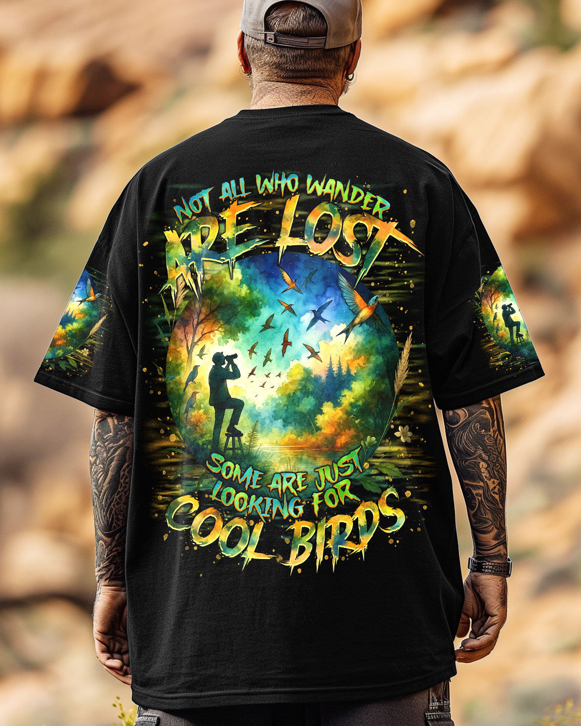 BLISSCORNERS LOOKING FOR COOL BIRDS ALL OVER PRINT