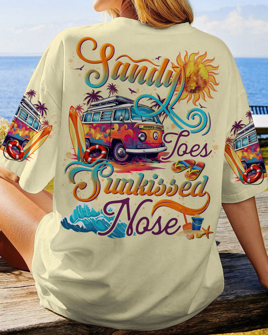 BLISSCORNERS SANDY TOES SUNKISSED NOSE ALL OVER PRINT