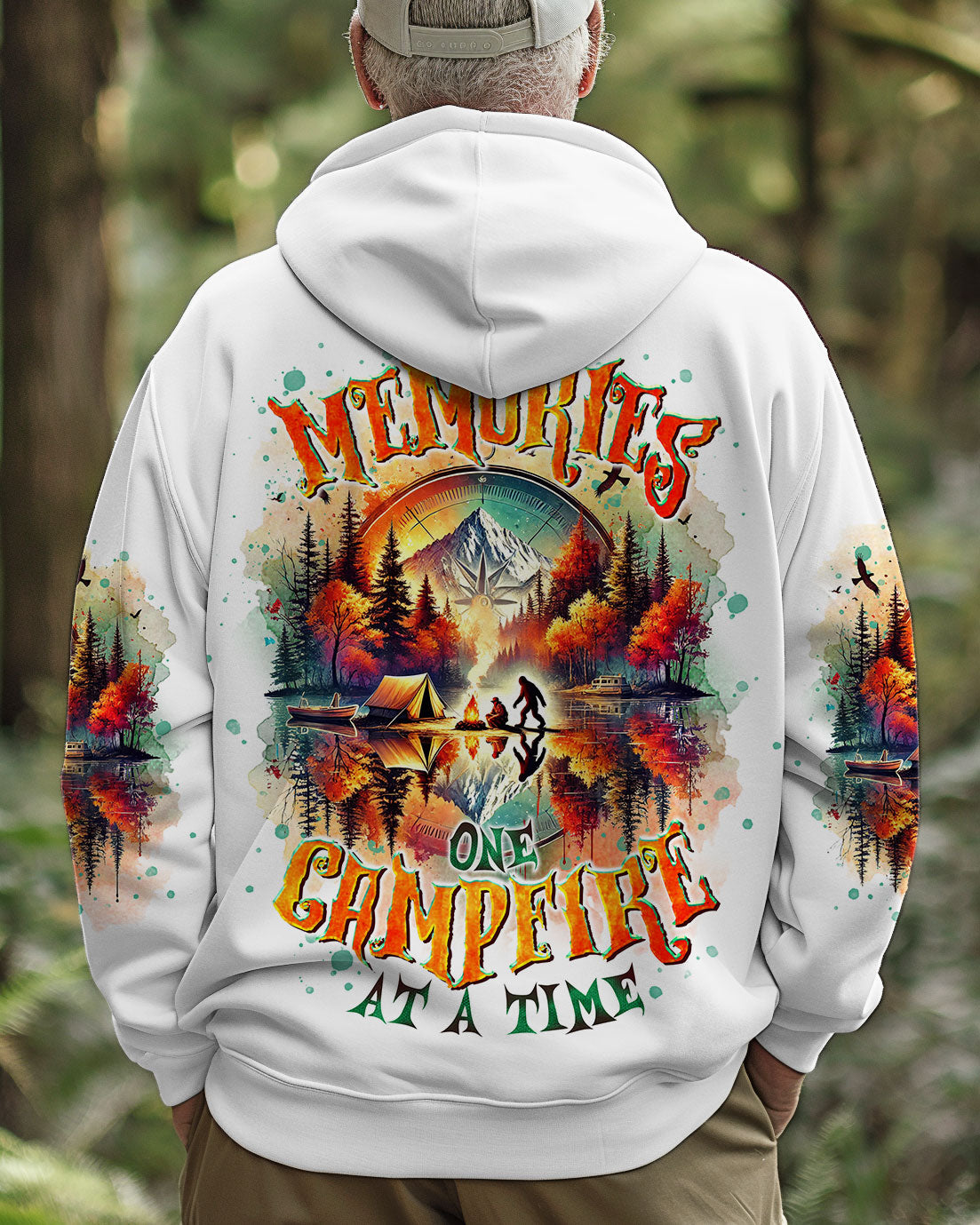 BLISSCORNERS MAKING MEMORIES ONE CAMPFIRE AT A TIME BIGFOOT ALL OVER PRINT