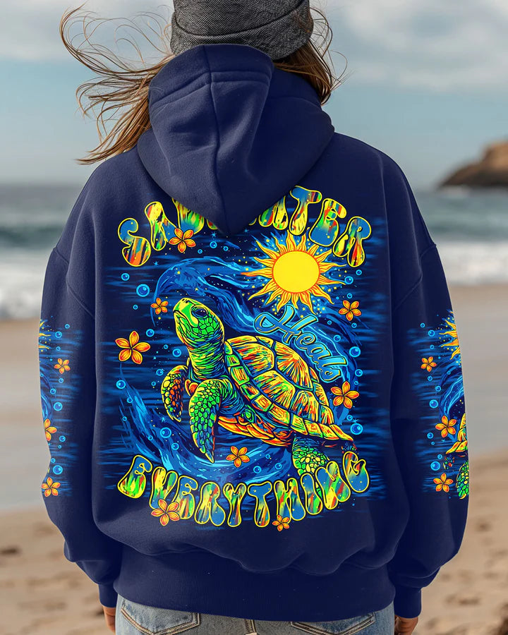 BLISSCORNERS SALTWATER HEALS EVERYTHING TURTLE ALL OVER PRINT 1
