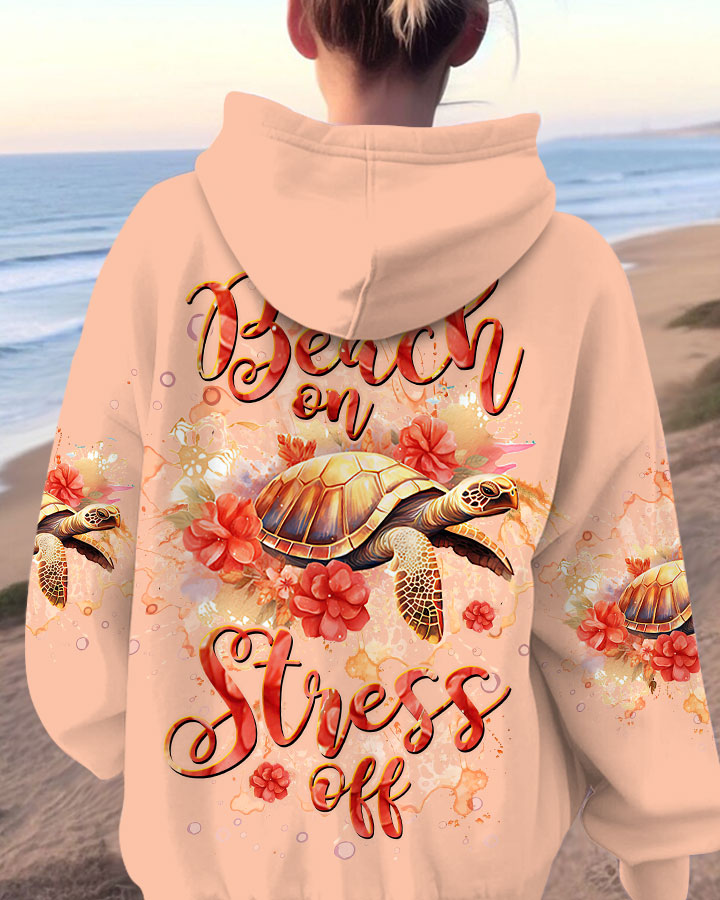 BLISSCORNERS BEACH ON STRESS OFF TURTLE ALL OVER PRINT