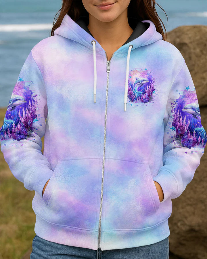 BLISSCORNERS SALTWATER HEALS EVERYTHING DOLPHIN ALL OVER PRINT 1