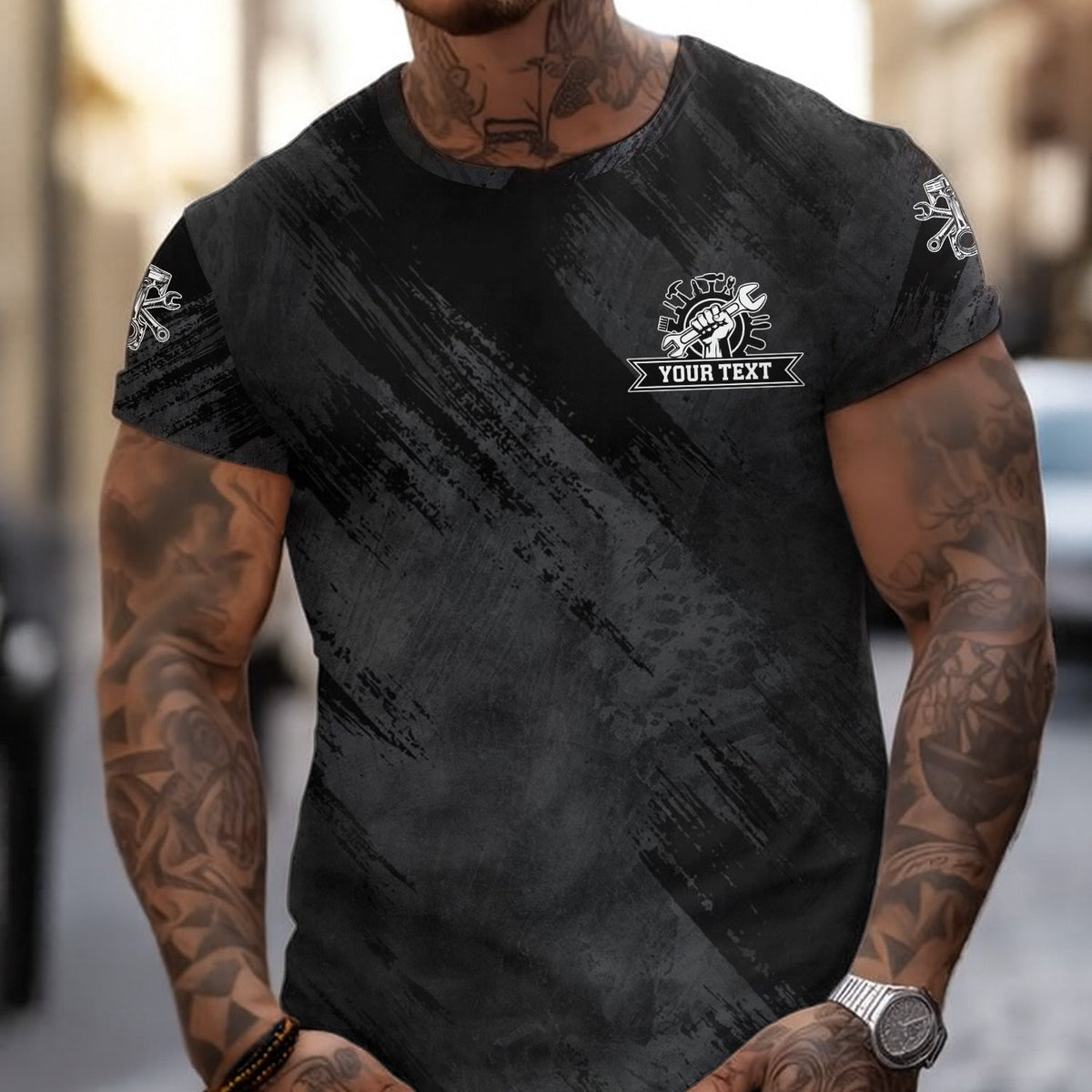 Blisscorners Custom Name Mechanic T Shirt Attention I Am Out Of Order Mechanic Shirt All Over Print