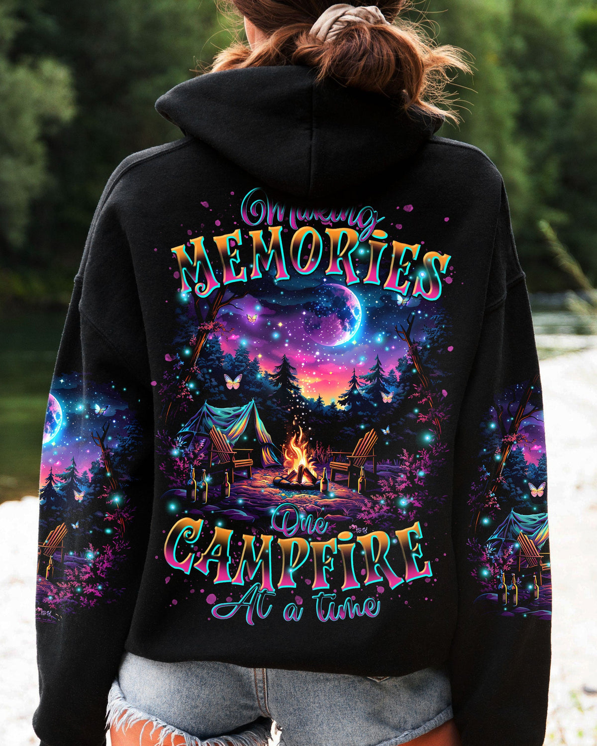 BLISSCORNERS MAKING MEMORIES ONE CAMPFIRE AT A TIME ALL OVER PRINT