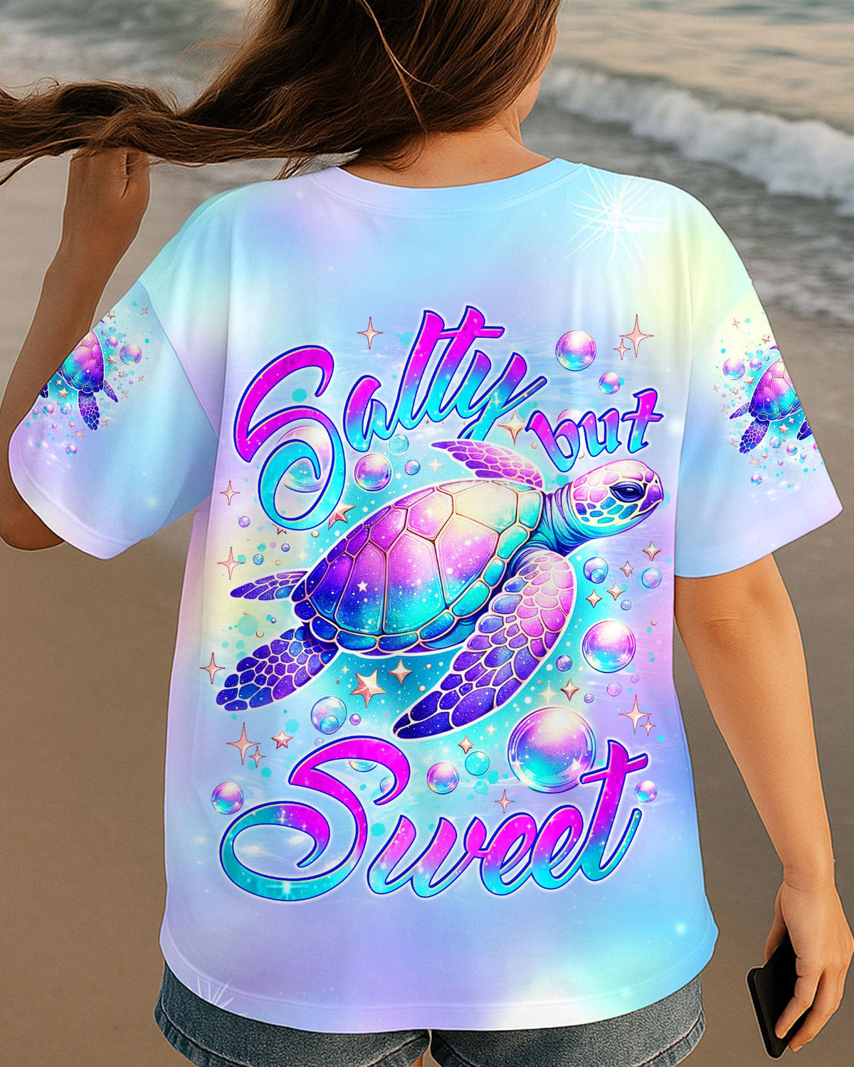 BLISSCORNERS SALTY BUT SWEET TURTLE ALL OVER PRINT
