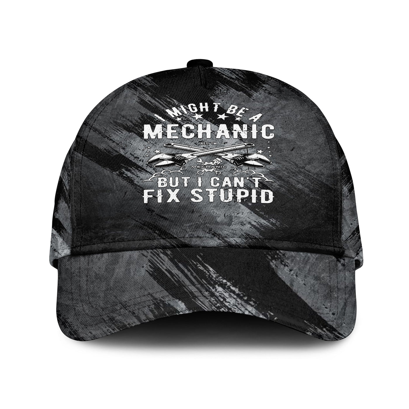 Blisscorners Vintage Mechanic Unisex T Shirt I Might Be A Mechanic Wrench Black Shirt All Over Print