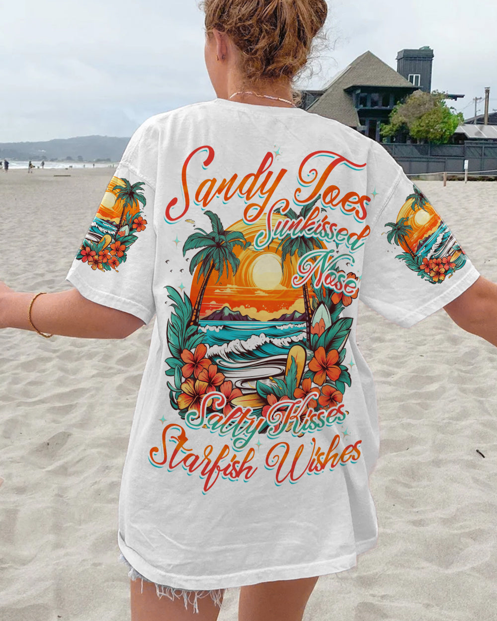 BLISSCORNERS SANDY TOES SUNKISSED NOSE ALL OVER PRINT
