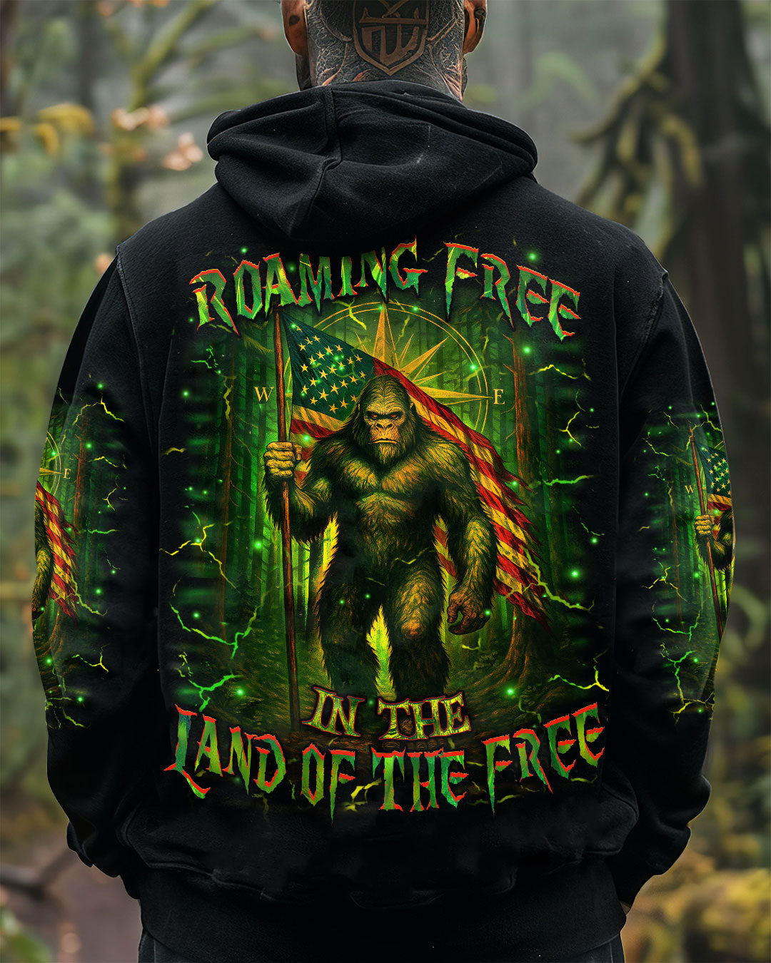 BLISSCORNERS ROAMING FREE IN THE LAND OF THE FREE ALL OVER PRINT