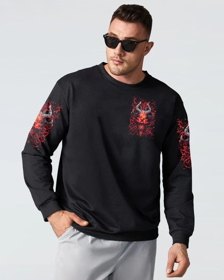 BLISSCORNERS I'M NEVER ALONE SKULL DEMON ALL OVER PRINT 1