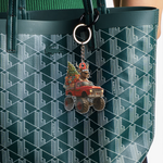 Blisscorners Personalized Funny Deer Truck Acrylic Christmas Ornament - Custom Name Gift for Hunters & Outdoor Lovers LM0411