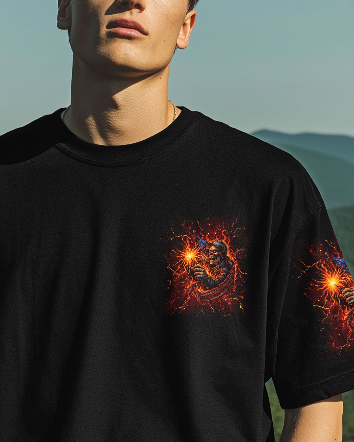 BLISSCORNERS MY THOUGHTS ARE DIRTY SKULL ALL OVER PRINT