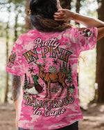 BLISSCORNERS PRETTY IN PINK HUNTING CAMO ALL OVER PRINT -TLTR2209253
