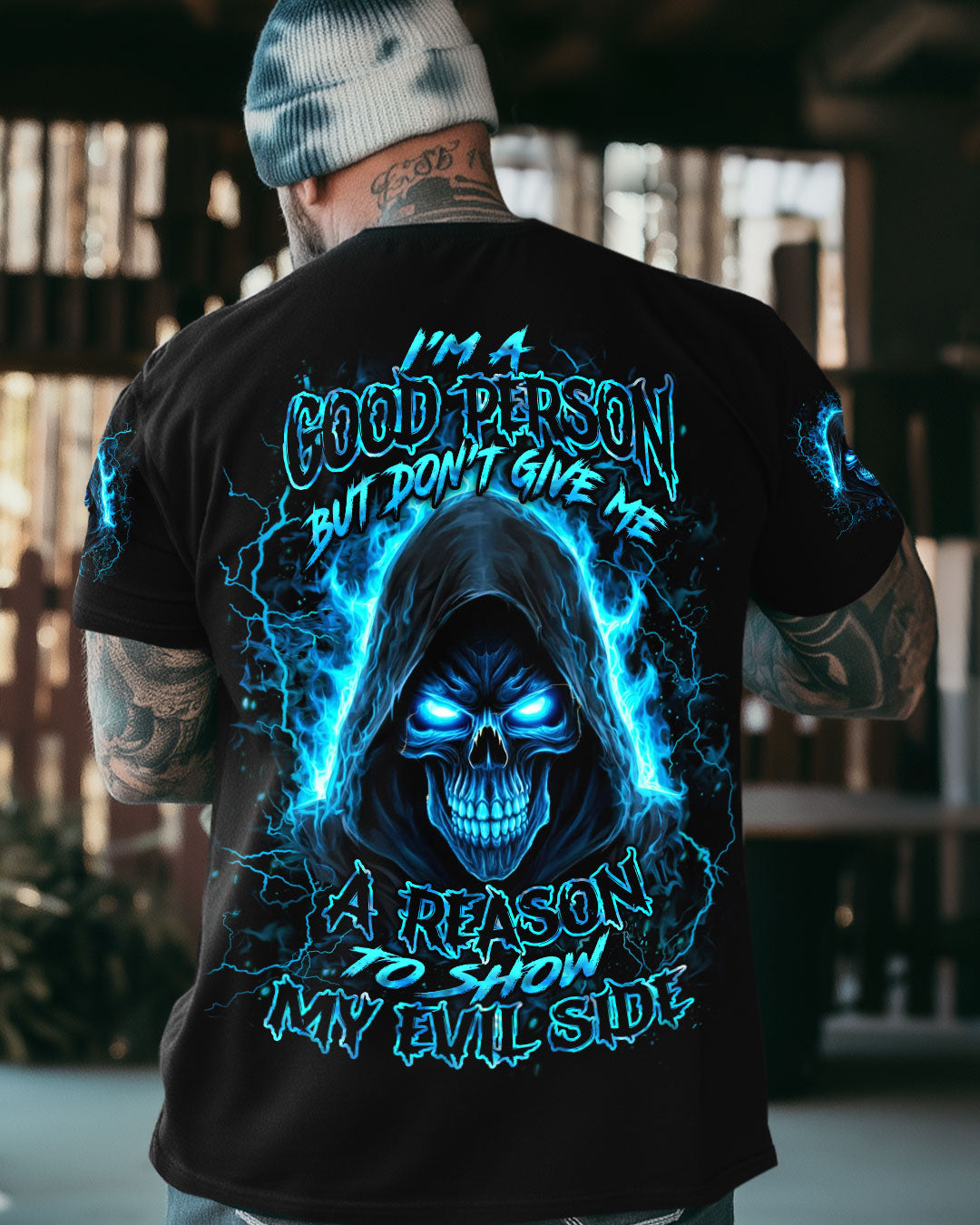 BLISSCORNERS I'M A GOOD PERSON REAPER ALL OVER PRINT