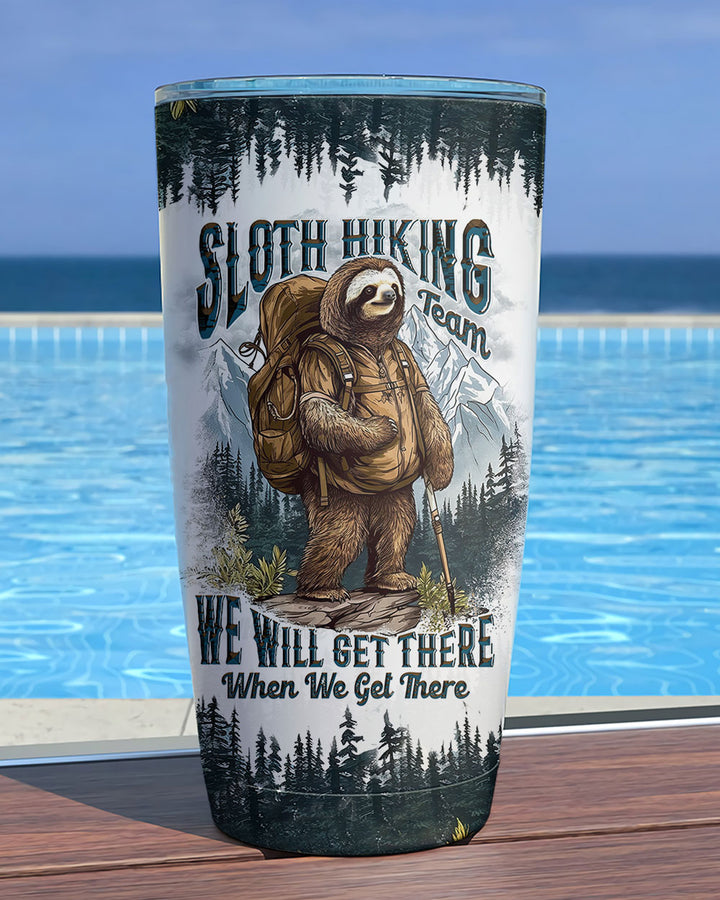 BLISSCORNERS SLOTH HIKING TEAM TUMBLER - TLTW1008233