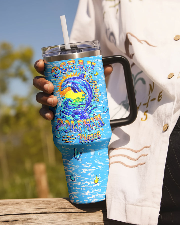 BLISSCORNERS OCEAN WISHES DOLPHIN KISSES TUMBLER - YHHN2708254