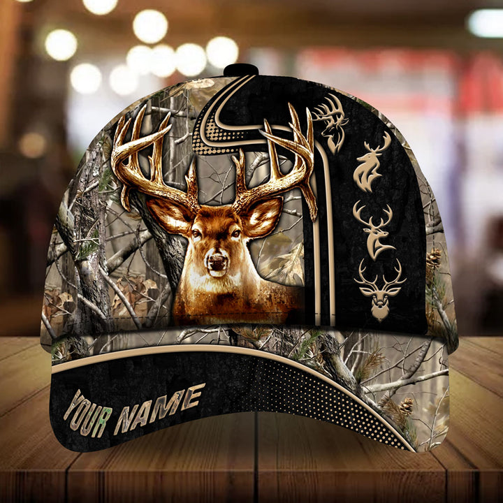 Blisscorners Beautiful Deer Hunting Version 2 Multicolored Pattern Personalized Cap