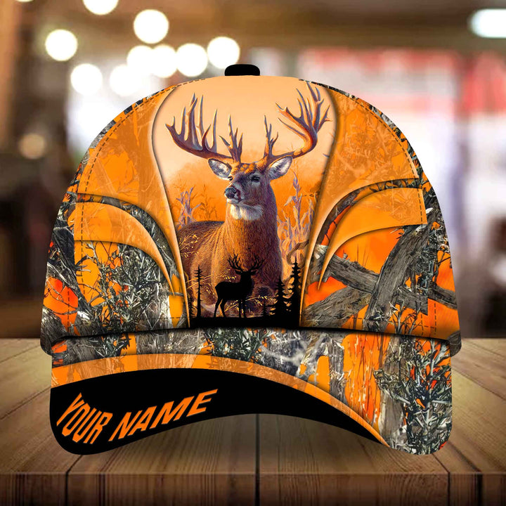 Blisscorners Epic Art Deer Hunting Camo Pattern 3D Multicolor Personalized Cap