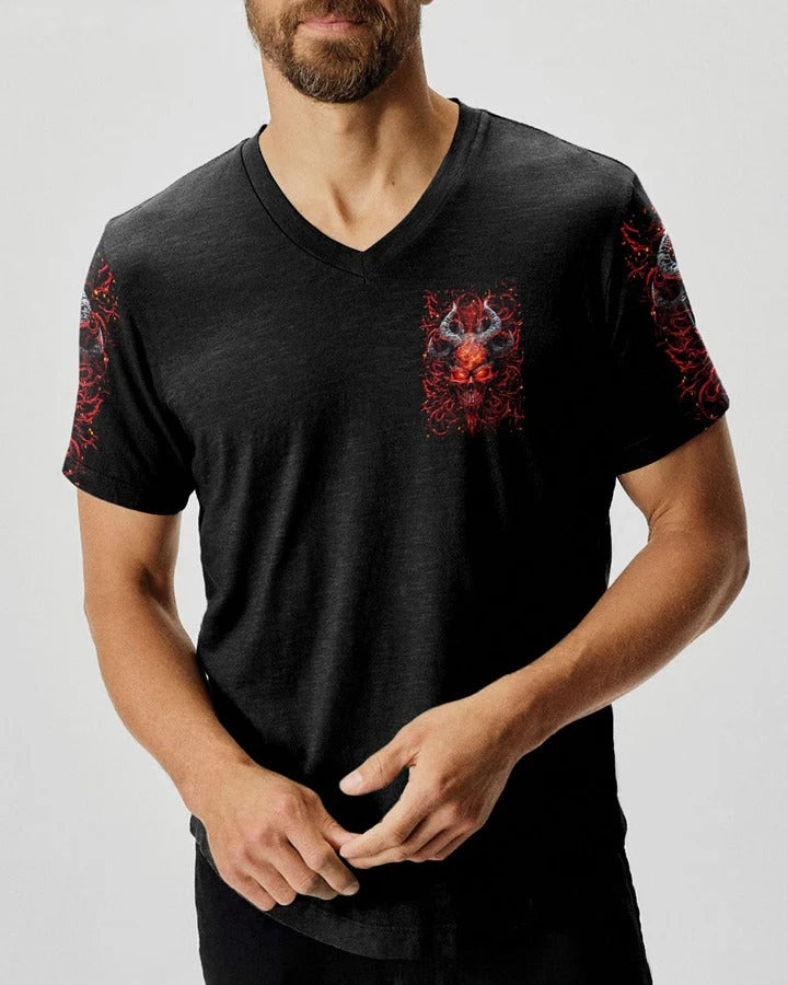 BLISSCORNERS I'M NEVER ALONE SKULL DEMON ALL OVER PRINT 1