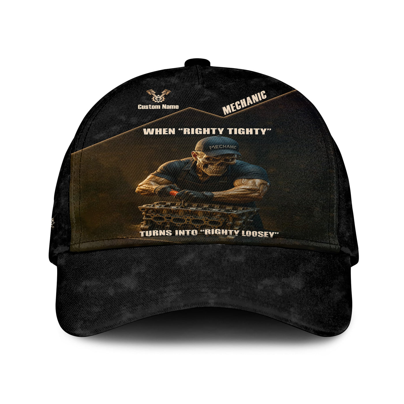 Blisscorners Personalized Mechanic Shirt, When "Righty Tighty" Turn Into "Righty Loosey", Funny Quote Design, Gift For Men